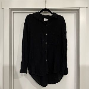 Aritzia | Community Veritas Shirt in Black Mix